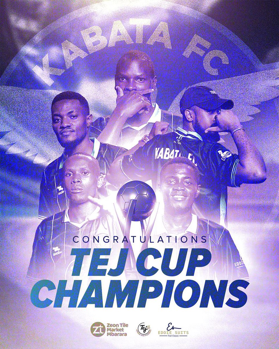 KabataFc's tweet image. We are champions of the inaugural @tejbreadandpizz Tournament.
Huge thanks to everyone who supported us throughout. Respect to all the teams, especially finalists @enshakafc well played.
Big ups: TejBread, @ZeonTileMbarara and Eddie Suites.
Vamos @kaggwaLeague
#Akasayi