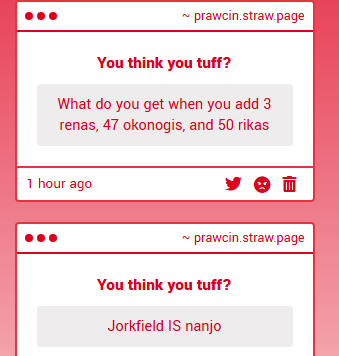 Prawcin's tweet image. 100

Jorkfield doesnt know who that is