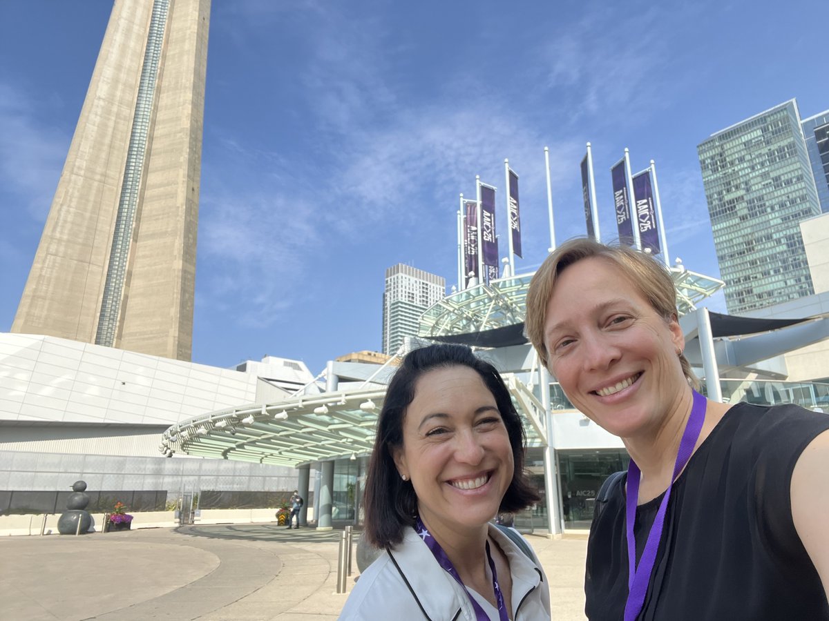 EndFTDregistry's tweet image. Shana Dodge & Penny Dacks are on the ground at #AAIC2025! Visit Booth 521 to learn how the FTD Disorders Registry supports your research with data, cohort tools & recruitment resources. Let’s move #FTDResearch forward together! #EndFTD #FTD #DementiaResearch