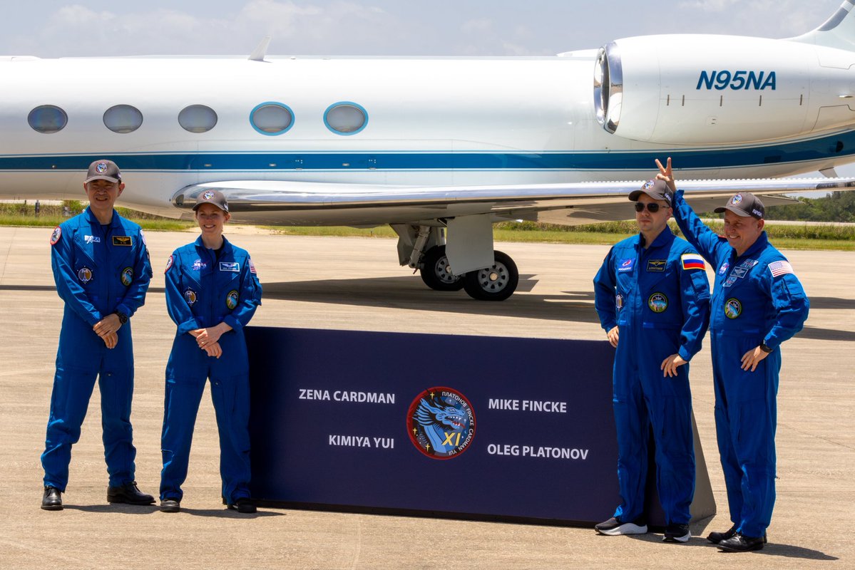 proximareport's tweet image. The Four Astronauts for Crew-11 have arrived at the Cape ahead of their launch to the ISS this Thursday!
📷 - @DerekdotSpace