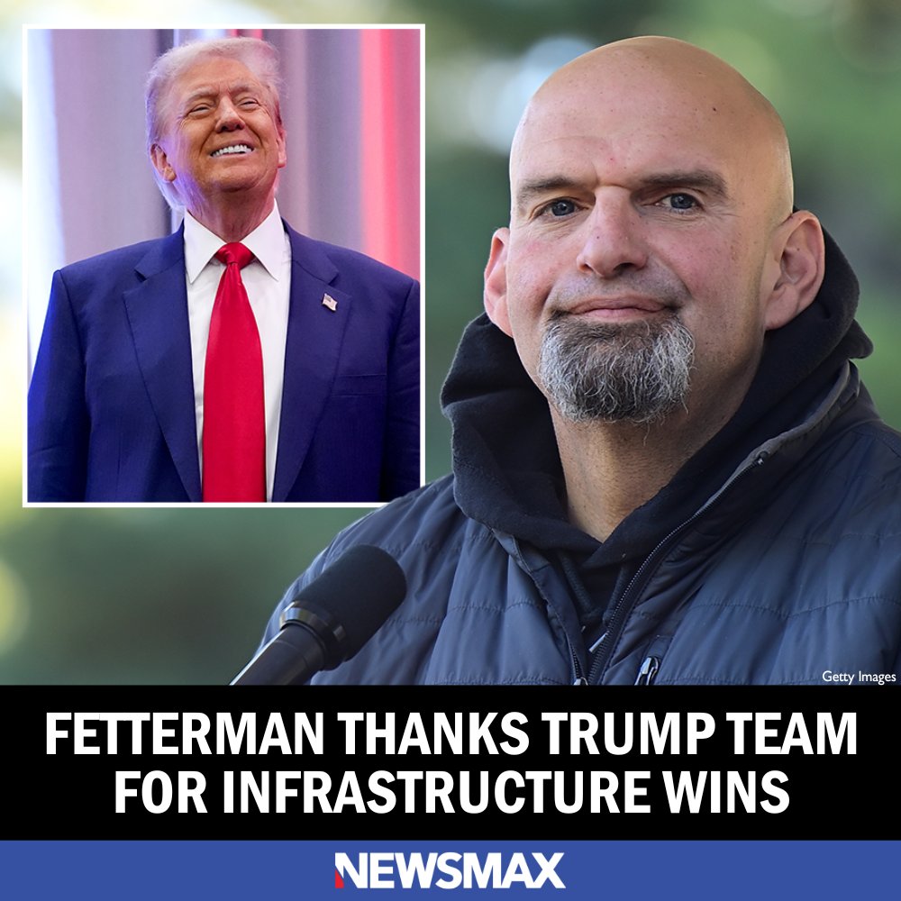 Sen. John Fetterman, praised the Trump administration for delivering over $1 billion in infrastructure funding to Pennsylvania.

bit.ly/470jNZa