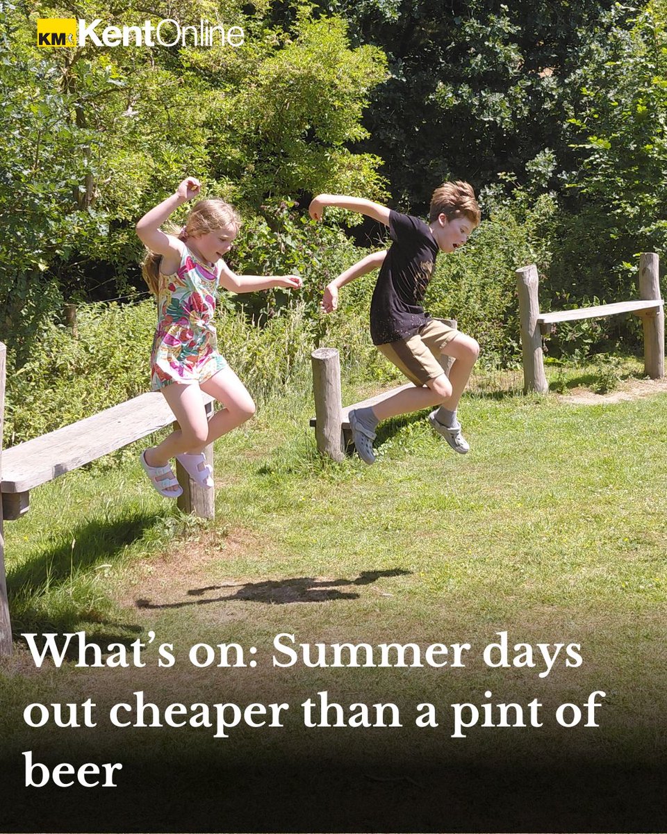 Kent_Online's tweet photo. We’ve found 20 frugal family days out that cost less than a trip to the pub 😎
Read more here: https://t.co/iKjLkuxmO0 https://t.co/INIIIUN1vH