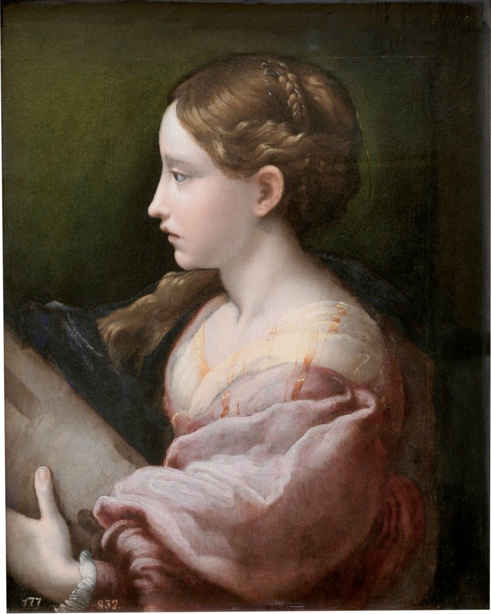 ScribnerUMCP's tweet image. Parmigianino, &quot;St. Barbara&quot; (c. 1523)

#Art