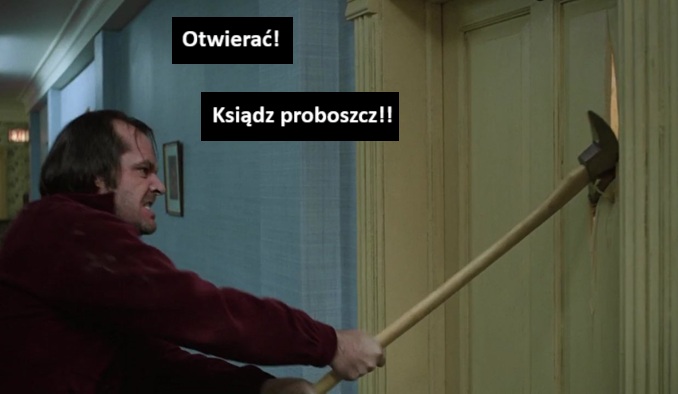 Lśnienie, reż. Stanley Kubrick.