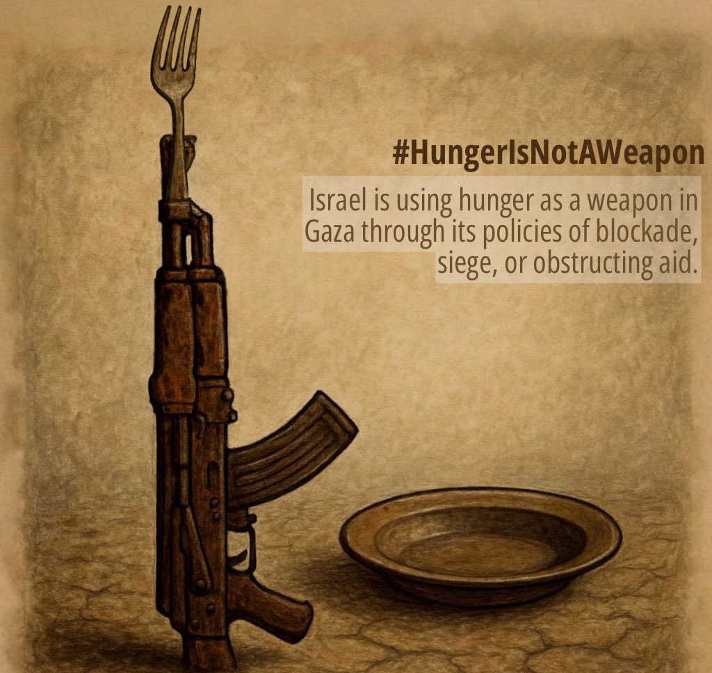 Gazze’ye ses ol! #HungerIsNotAWeapon