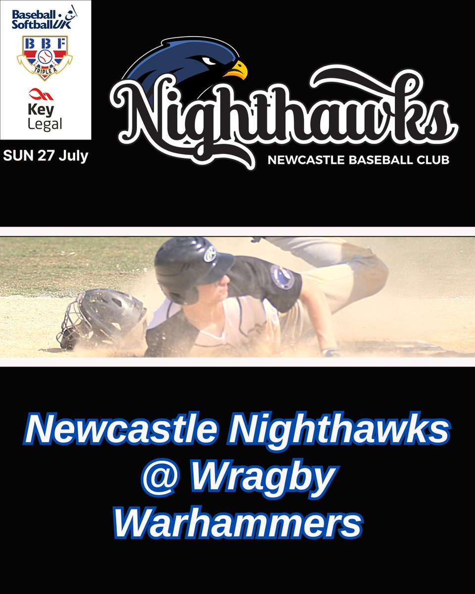 Tomorrow our AAA team will face the @wragby_warhammers in Lincolnshire for another important double header. 

Best of luck to both teams!

#ukbaseball #FlyTogether #BritishBaseball #NewcastleSport #newcastle #BBF
