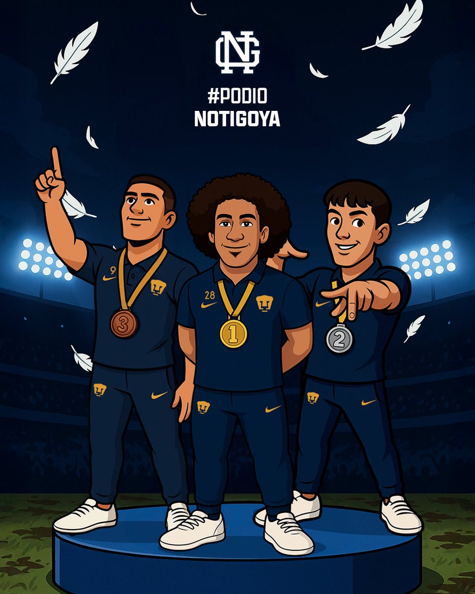 NotiGoya's tweet image. ¡El primer ➕3️⃣ del torneo merecen el regreso del #PodioNG!
🥇 A. Carrasquilla - INCREÍBLE el panameño. Segunda asistencia del torneo y juegazo en la media.
🥈 J. Ruvalcaba - ¡El Ruva que queremos! Segundo juego al hilo con gol.
🥉G. Martínez - ¡El gol que nos dio la ventaja!