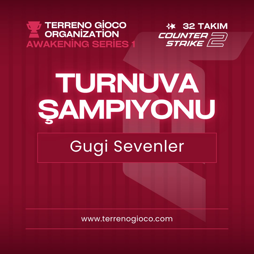 Gugi sevenler ekibini tebrik ederiz. İleride ki turnuvalarda da başarılar dileriz.