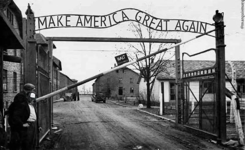Pacifica2525's tweet image. Meanwhile, in the United Fascist States of the former Republic of America....