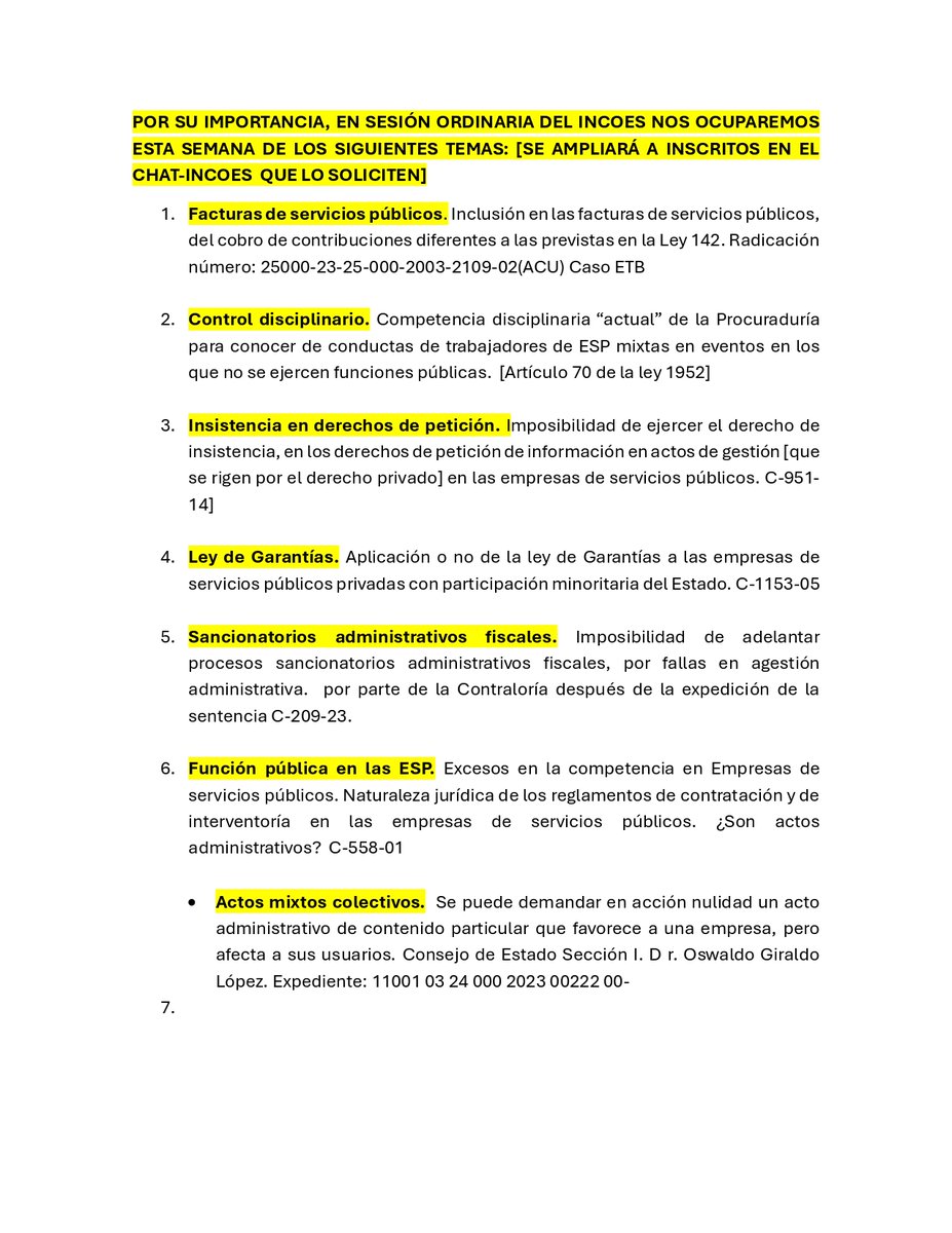 carlosateho's tweet image. POR SU IMPORTANCIA, EN SESIÓN ORDINARIA DEL INCOES NOS OCUPAREMOS ESTA SEMANA DE LOS SIGUIENTES TEMAS: [SE AMPLIARÁ A INSCRITOS EN EL CHAT-INCOES  QUE LO SOLICITEN]