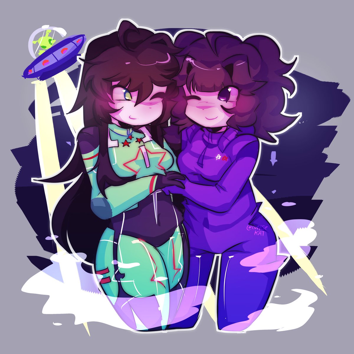 corpsekatt's tweet image. Yuri!!!!! Yuri alert!!!!🛸🧬