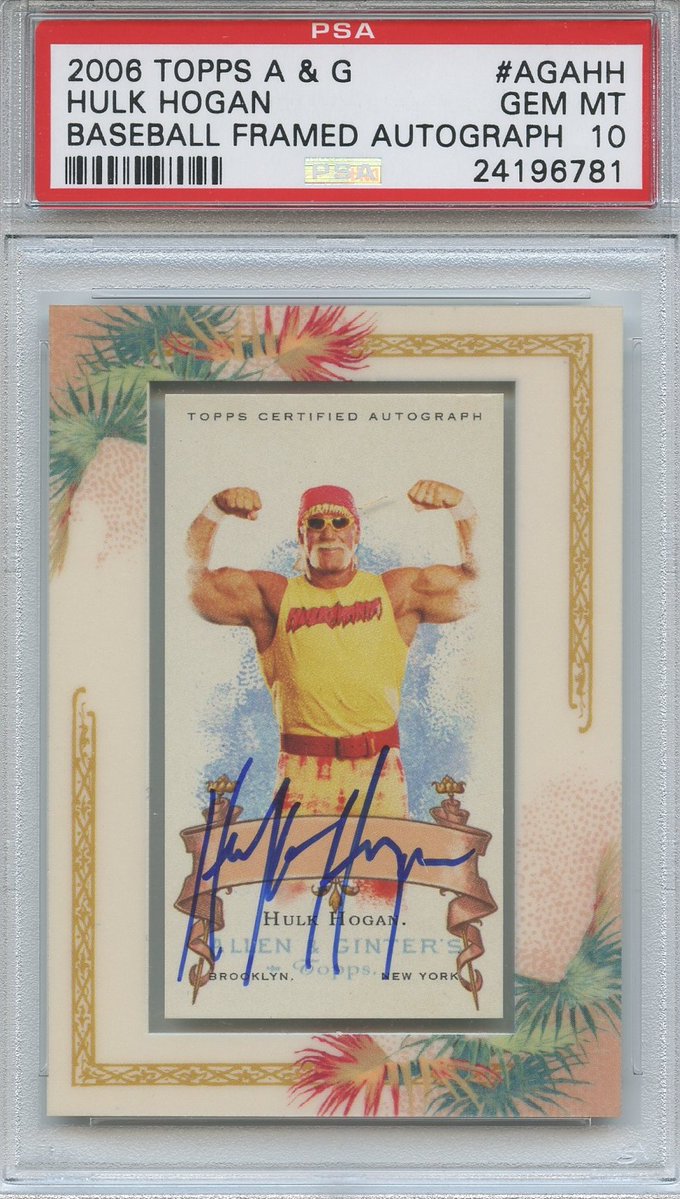 KNAPPCOLLECTION's tweet image. #HulkHogan #WrestlingCards #PSA