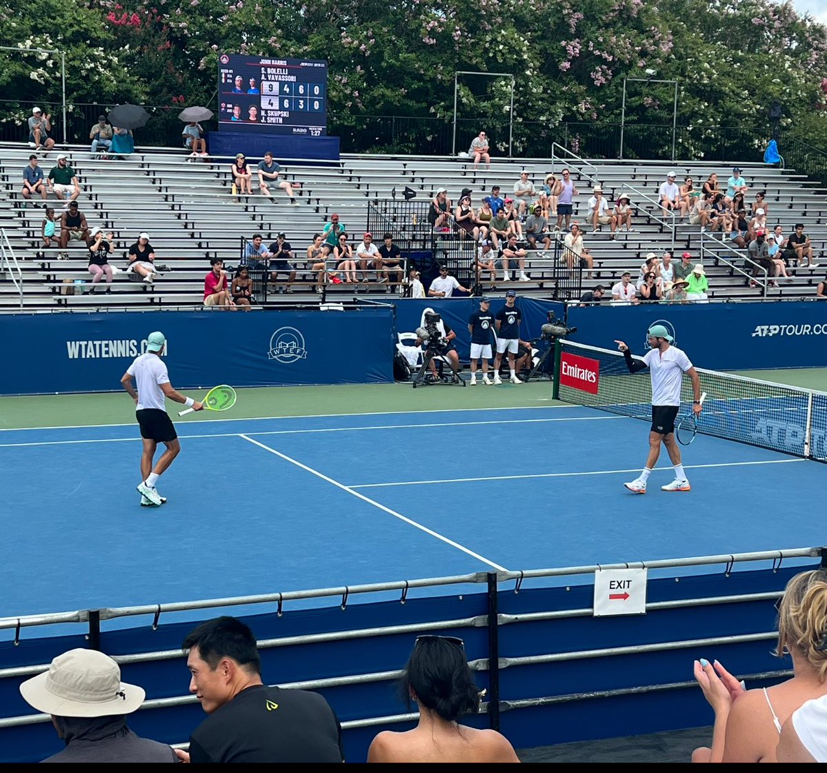 HanlonWalsh's tweet image. Top seeds Simone Bolelli & Andrea Vavassori advance to the final in DC with a 3-set win over Neal Skupski & JP Smith. The Italians eye their 4th ATP title of 2025, and 3rd at the ATP 500 level 🇮🇹
#MubadalaCitiDCOpen | @mubadalacitidc