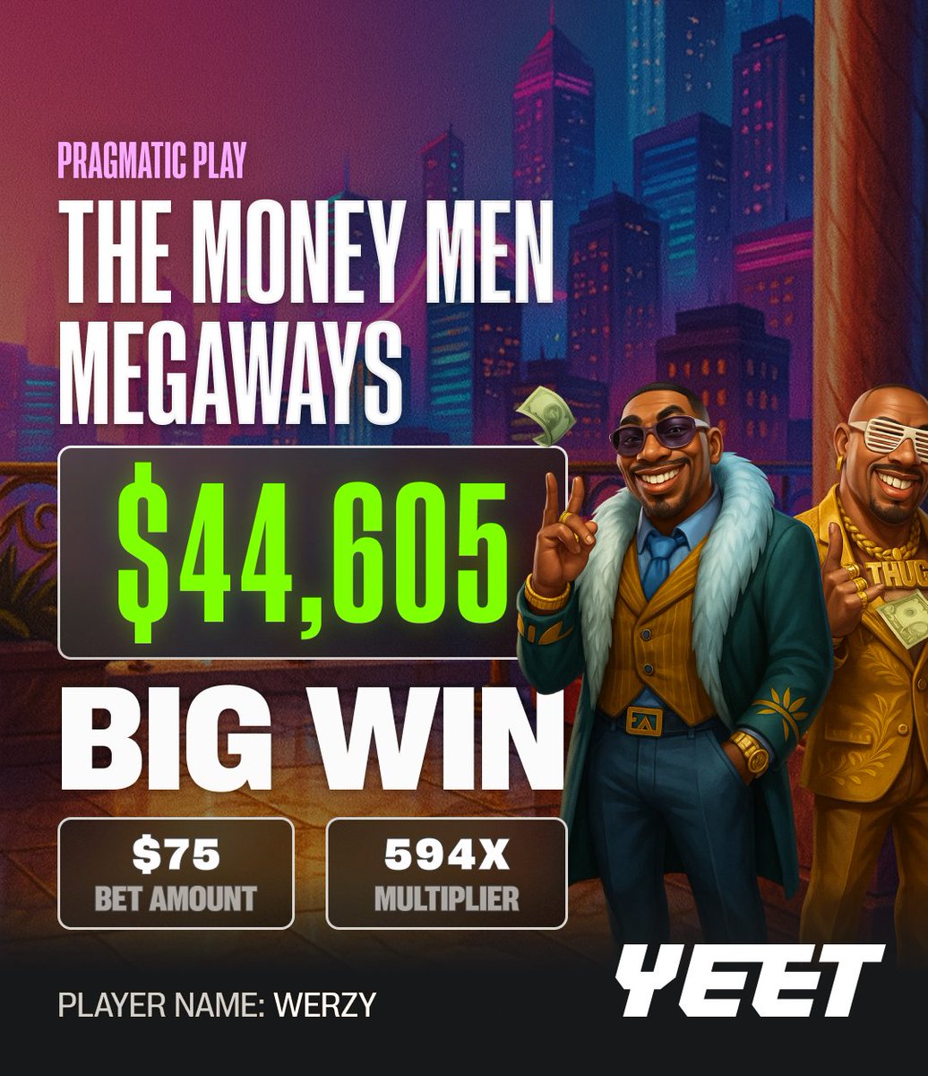 yeet's tweet image. The Money Men just handed out a $44K bonus. YEET it!