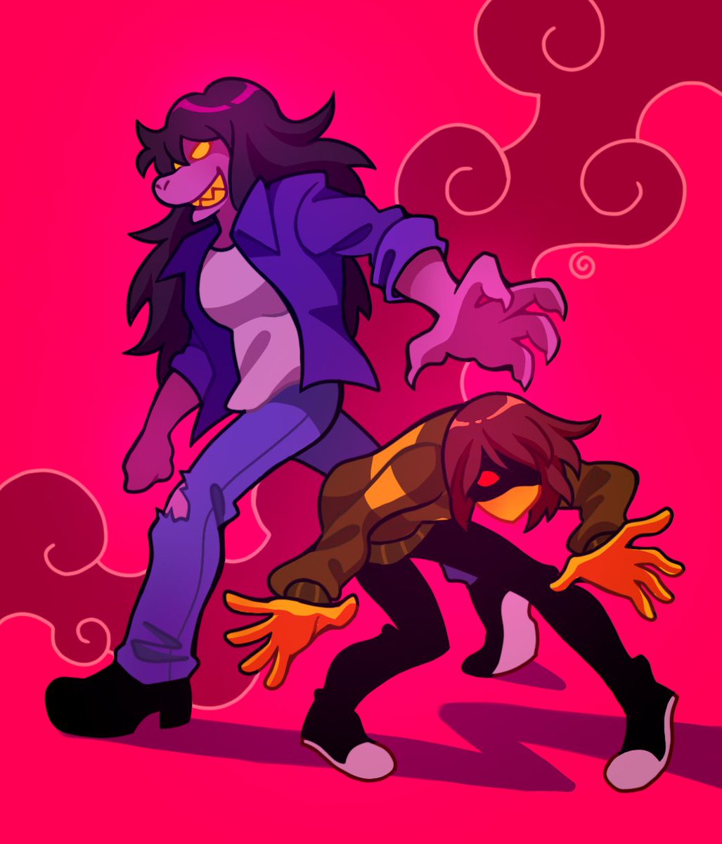 GhostBento's tweet image. Cool kids in town
#DELTARUNE #kris #susie