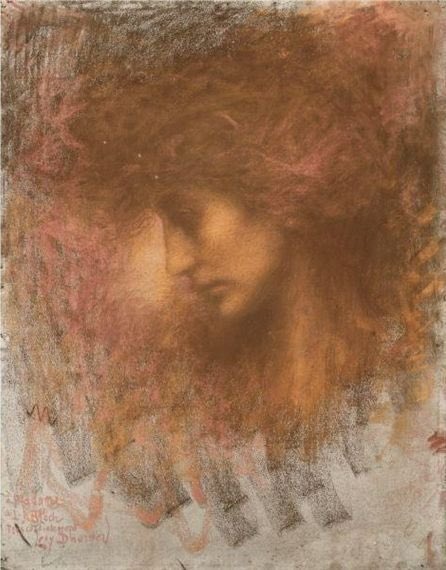 Jen3nfer's tweet image. Meanwhile,
My next art market is on August 10
at Bad Astronaut once again.
In the thick of the dog days.
Autumn can’t come soon enough.
"Visions of Autumn" by Lucien Lévy-Dhurmer (1865-1953).