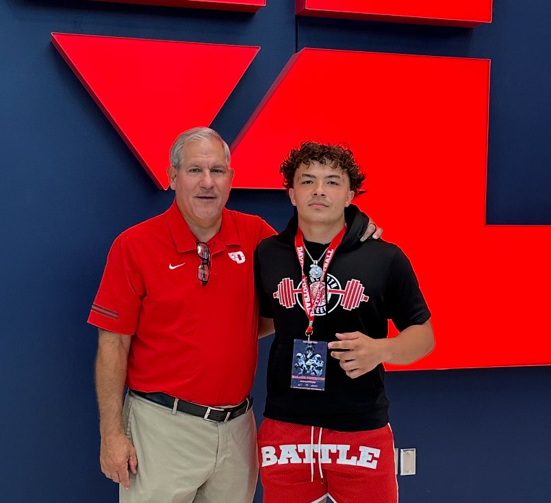 Malakii Pinkelton⭐️RB (@malakiip3) on Twitter photo Had a great visit yesterday at the University of Dayton, love the culture‼️✈️
<a href="/TDAndrews4/">Coach Trevor Andrews</a> <a href="/CoachEwald/">Coach Mark Ewald</a> <a href="/John_bowes_/">John Bowes</a> <a href="/CoachWhalen59/">Greg Whalen</a> <a href="/CoachFlaherty4/">Ted Flaherty</a> <a href="/CoachHorch/">Scott Horcher</a> <a href="/CoachE216/">Coach E RB Coach</a> <a href="/DaytonFootball/">Dayton Football</a> <a href="/CoachSSage/">Sam Sage</a> <a href="/PCSkinsFootball/">Port Clinton Football</a> <a href="/OhioXsAndOs/">Ohio X’s and O’s 🏈</a> Had a great visit yesterday at the University of Dayton, love the culture‼️✈️
<a href="/TDAndrews4/">Coach Trevor Andrews</a> <a href="/CoachEwald/">Coach Mark Ewald</a> <a href="/John_bowes_/">John Bowes</a> <a href="/CoachWhalen59/">Greg Whalen</a> <a href="/CoachFlaherty4/">Ted Flaherty</a> <a href="/CoachHorch/">Scott Horcher</a> <a href="/CoachE216/">Coach E RB Coach</a> <a href="/DaytonFootball/">Dayton Football</a> <a href="/CoachSSage/">Sam Sage</a> <a href="/PCSkinsFootball/">Port Clinton Football</a> <a href="/OhioXsAndOs/">Ohio X’s and O’s 🏈</a>