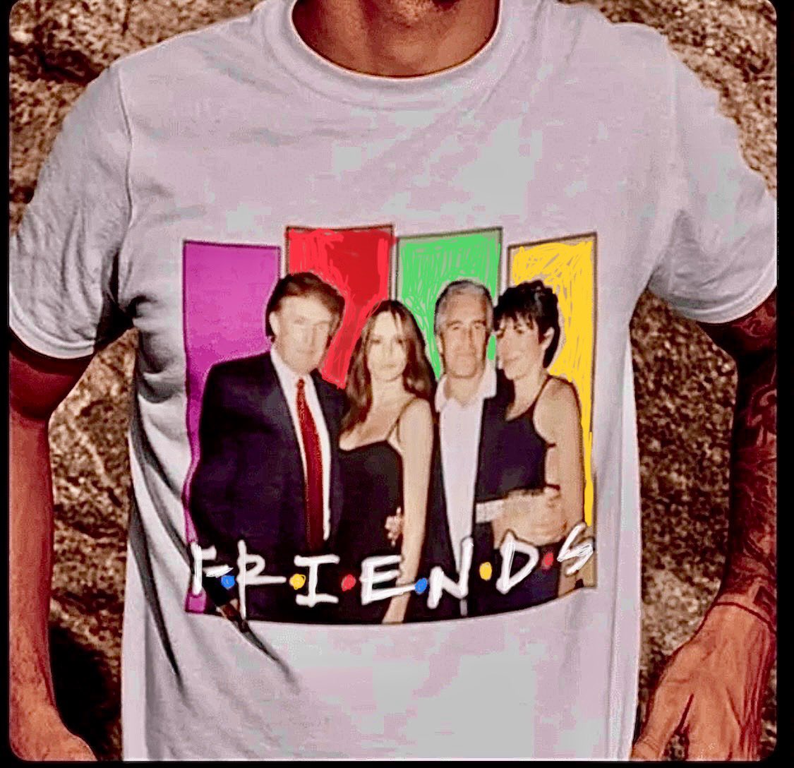 The One With The Revealing T-Shirt <a href="/FriendsTV/">FRIENDS</a> 
#EpsteinTrumpCoverUp
