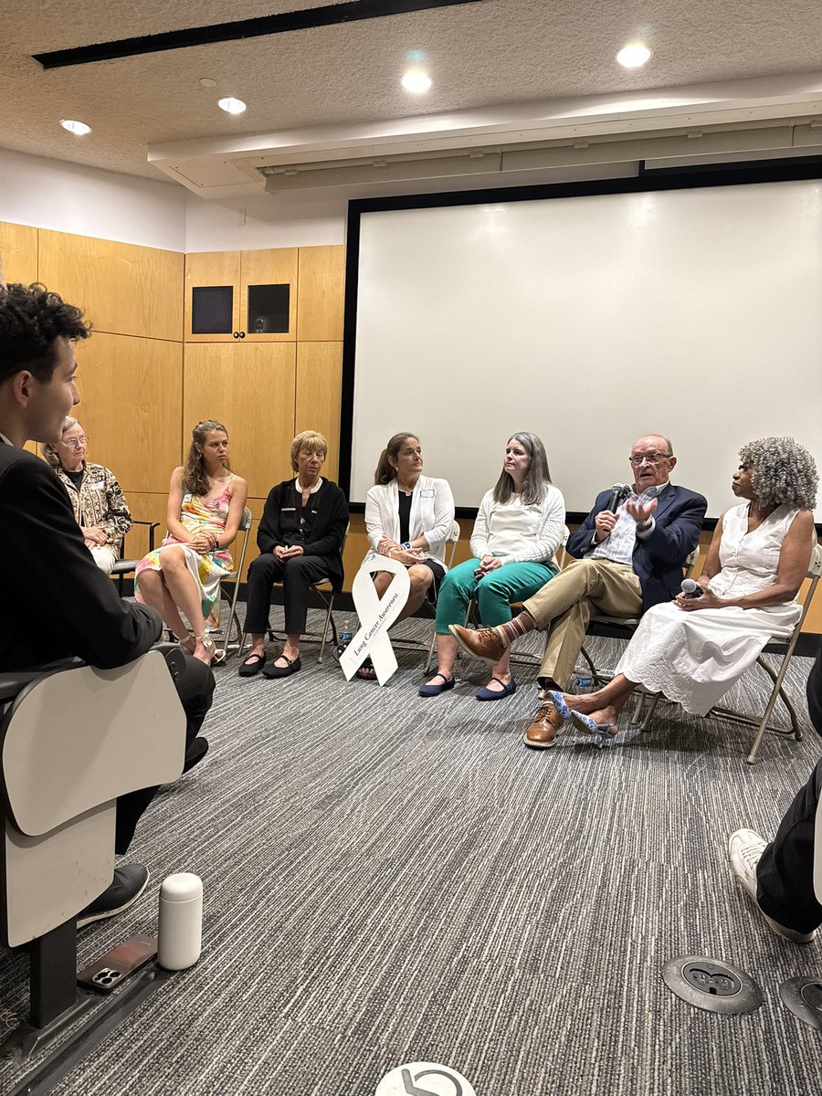 We’re currently in our patient survivorship panel, hearing from seven extraordinary survivors and caregivers—including Kris Kimball, Lauren Coye, Rosemary Conway, Jen Moran, Emily Venanzi, Larry Bromley, and Bertie Gethers. Their stories of courage and resilience are incredibly
