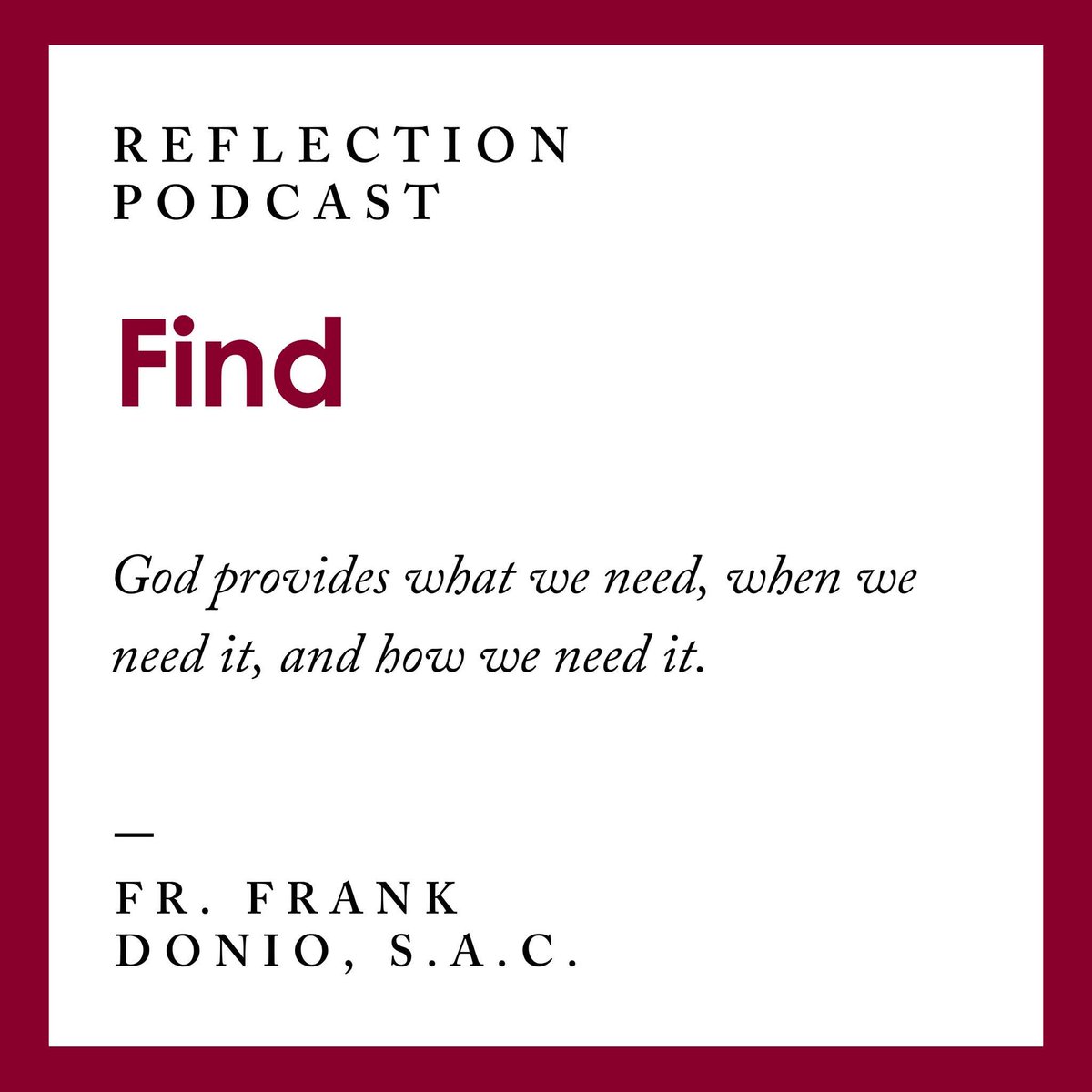 For the Seventeenth Sunday in Ordinary Time, a reflection on being open to God.
Click the link below to listen.
catholicapostolatecenterpodcast.com/reflections/fi…