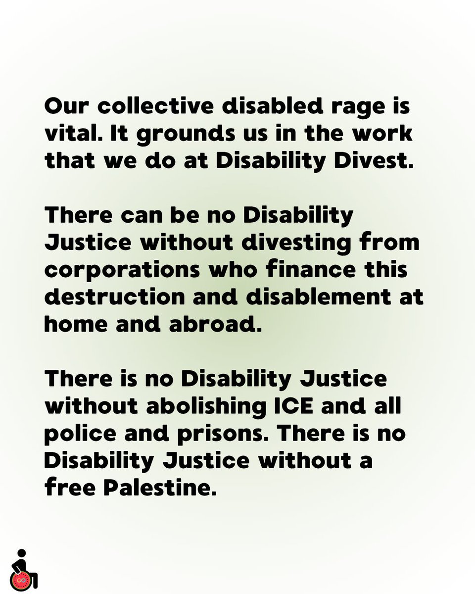 Disability Divest tweet media