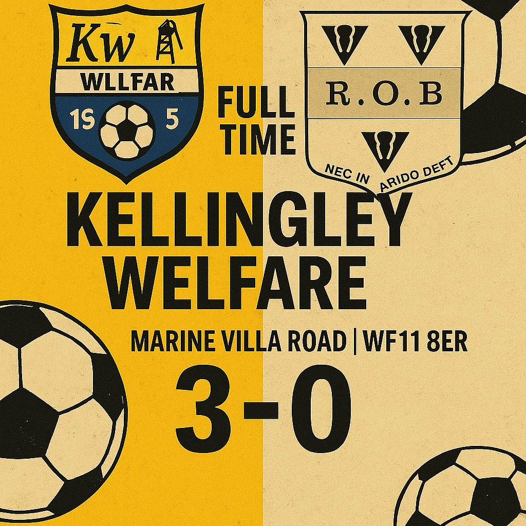 First game of the season ends in defeat! Plenty of positives to take into the next game

Next up: Silsden Whitestar (A)
🗓️ Wednesday 13th August