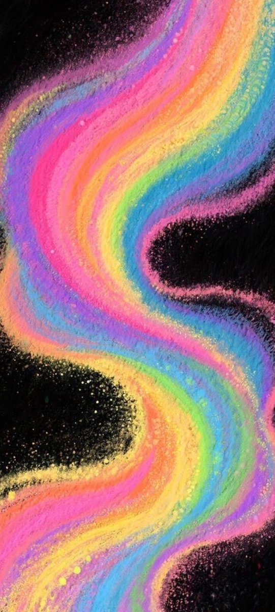 Free iPhone HD Wallpaper - Rainbow Crayons