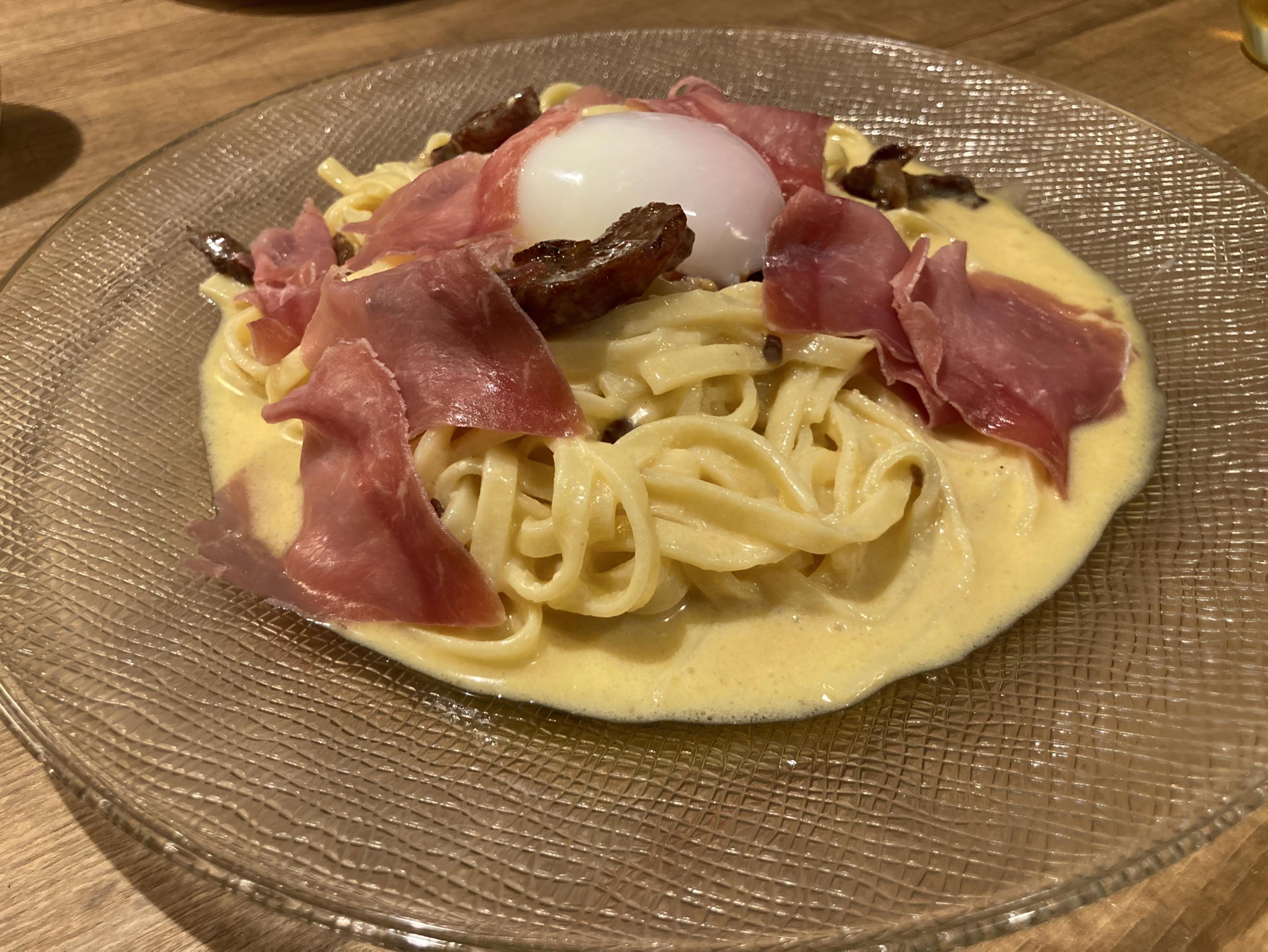 たっぷりチーズとパンチェッタの究極の冷製カルボナーラ