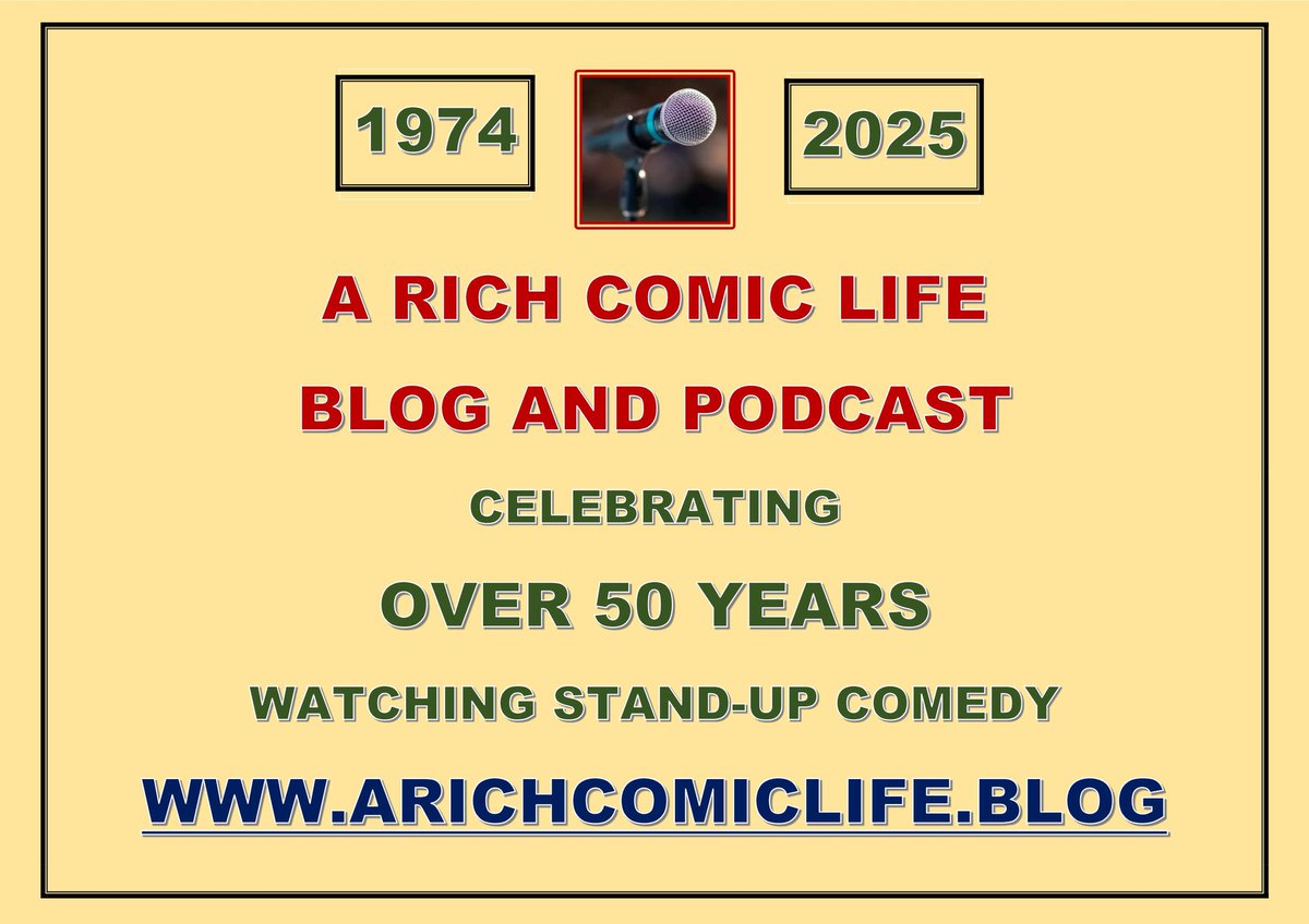 Interview with @rhysjamesy is now available on arichcomiclife.blog.
To watch, click on the ‘Comedians Videos’ button &amp; video ‘161. RHYS JAMES’.
To listen, click on the ‘Comedians Podcasts’ button &amp; ‘161. RHYS JAMES’. 
Book pre-order:
amazon.co.uk/Youll-Like-Whe…
Thanks, 
Rich