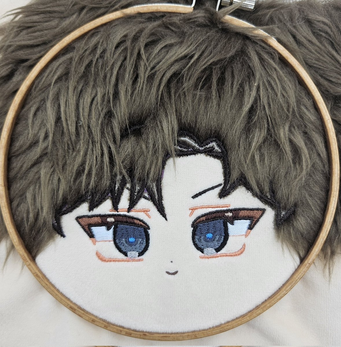 #수제솜인형
#自作ぬい 
오랜만에 20깅 물토끼털작업~