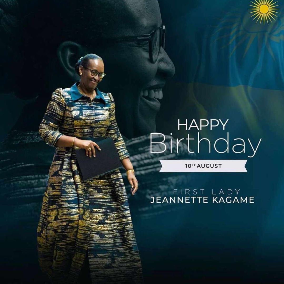 Mirage (@rugira_h_mirage) on Twitter photo Your Excellency <a href="/FirstLadyRwanda/">First Lady of Rwanda</a>
I convey my heartfelt wishes for joy, good health and continued strength on your birthday. May the year ahead be filled with blessings as you inspire our nation through your exemplary leadership, compassion & dedication to the well-being of Rwanda Your Excellency <a href="/FirstLadyRwanda/">First Lady of Rwanda</a>
I convey my heartfelt wishes for joy, good health and continued strength on your birthday. May the year ahead be filled with blessings as you inspire our nation through your exemplary leadership, compassion & dedication to the well-being of Rwanda
