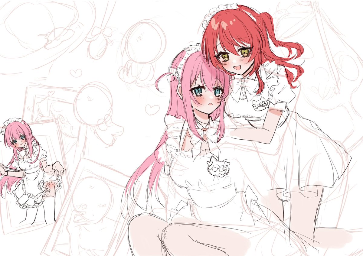 こう言うつめつめ1枚絵を描きたいって思ってて