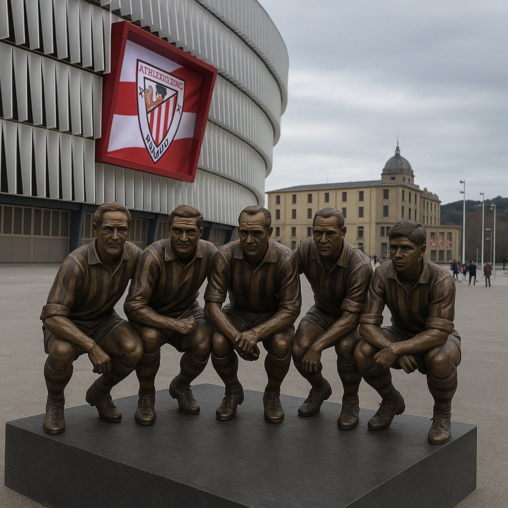 Si pusiera otra estatua en la explanada de San Mamés, no tengo ninguna duda de a quiénes pondría.