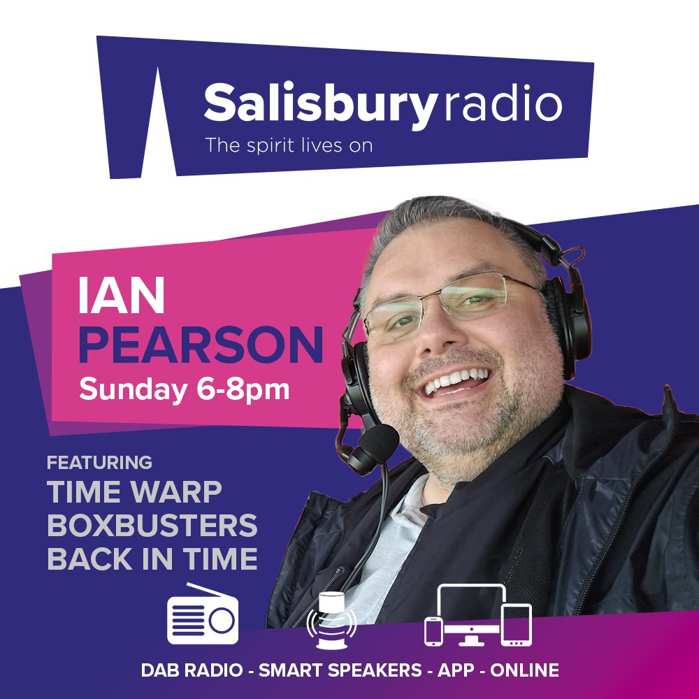 🎙️ Tonight, and every Sunday, from 6pm on <a href="/salisburyradio/">Salisbury Radio</a>🎶

Invite your friends &amp; family to the greatest show on radio*.
⏳ Time Warp
​📺 Boxbusters
🕰️ Back in Time
🔊 Some of the greatest music ever made.

DAB ●  Smart Speaker ● App ● Online salisburyradio.co.uk *Probably