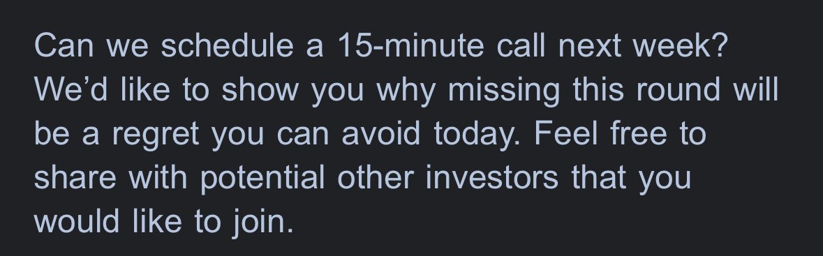 Founders. Do not do this.