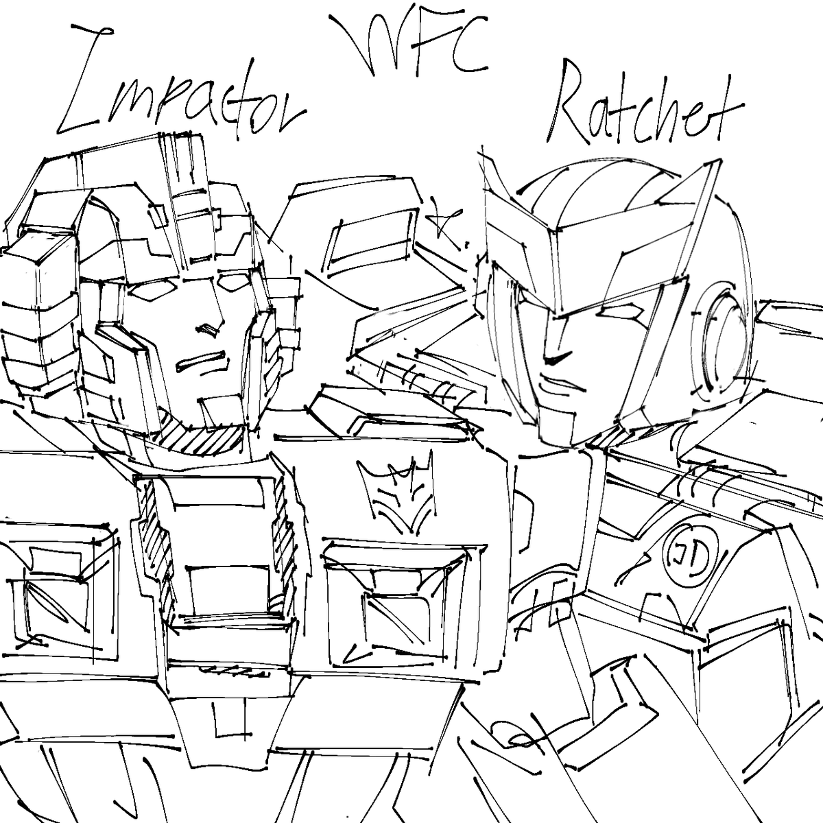 Kokooilvi's tweet image. #warforcybertron
#Ratchet
#Impactor