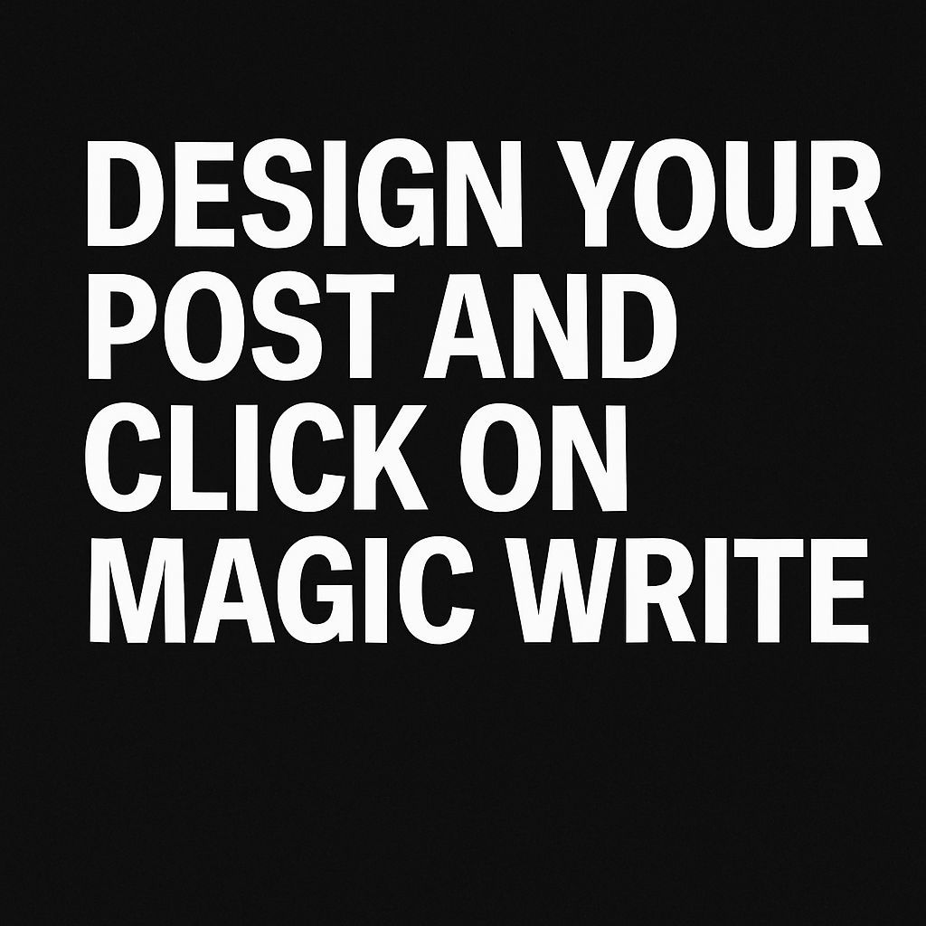 jordanimutan's tweet image. Use Canva’s AI Magic Write to instantly draft captions inside your design. No switching apps—design your post and click &quot;Magic Write&quot; for quick, relevant text suggestions. Total time saver!

Want to see how it works? DM me.
#CanvaAI #MagicWrite #VisualMarketing…