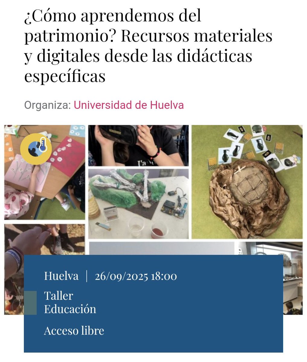 UCC_UHU (@ucc_uhu) on Twitter photo Si no conoces el patrimonio natural y cultural de #Huelva esta Noche de l@s Investigador@s no te pierdas esta actividad en la que conocerás más sobre la Flecha de El Rompido, el río Tinto, los cabezos o el legado británico
ℹ️ …osinvestigadores.fundaciondescubre.es/actividades/co…
<a href="/EpitecProyecto/">Proyecto EPITEC</a> #NIGHTSpain Si no conoces el patrimonio natural y cultural de #Huelva esta Noche de l@s Investigador@s no te pierdas esta actividad en la que conocerás más sobre la Flecha de El Rompido, el río Tinto, los cabezos o el legado británico
ℹ️ …osinvestigadores.fundaciondescubre.es/actividades/co…
<a href="/EpitecProyecto/">Proyecto EPITEC</a> #NIGHTSpain