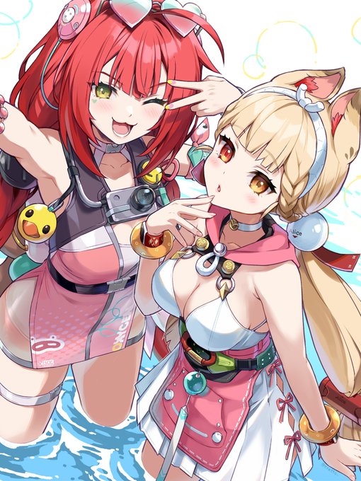 俺のぶんまでトロピカルサマー✨してくれて
ありがとうな、柚葉&アリス…!!!!!!!
#ゼンゼロ #zzzero #浮波柚葉 #アリス 