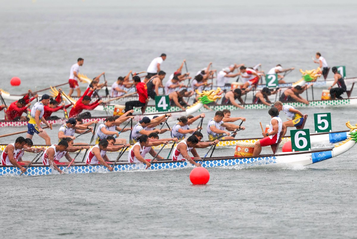 CGTNSportsScene's tweet photo. 🔥🇮🇩Indonesia claimed 3🥇, 2🥈 in #DragonBoat's debut as an official sport at #TheWorldGames 2025 in Chengdu, China🇨🇳

🥇Open 8-seater 2000m
🥇Open 8-seater 200m
🥇Mixed 10-seater 500m
🥈Open 8-seater 500m
🥈Mixed 10-seater 2000m

#TWG2025 #GameonChengdu https://t.co/QHZI3uTIsf