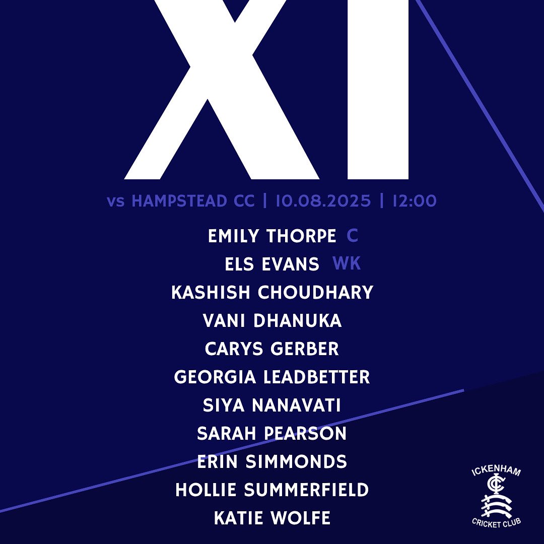 1st XI back in action today!