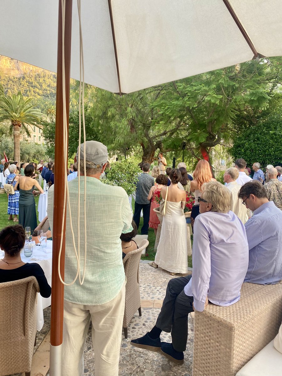 A gloriously serene soirée in Deia to launch Regenera Deià, a community-led project to regenerate the land in the local vicinity. It’s an ambitious concept and will require financial support &amp; EU funding. 
regeneradeia.com Happy Sunday all☺️☀️