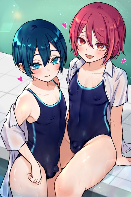 ボクたちと一緒に泳ごうよ～♡ 