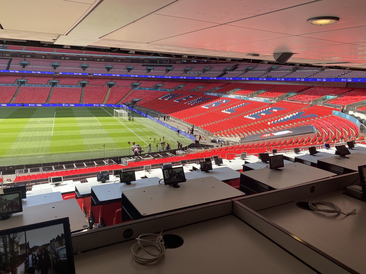 Wembley looking immaculate ahead of the charity shield
