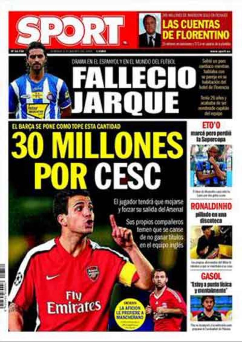Farmapericos's tweet image. Ayer hizo 16 años de la portada más vergonzosa de toda la historia de la prensa deportiva 
@sport es lo peor 
#rcde