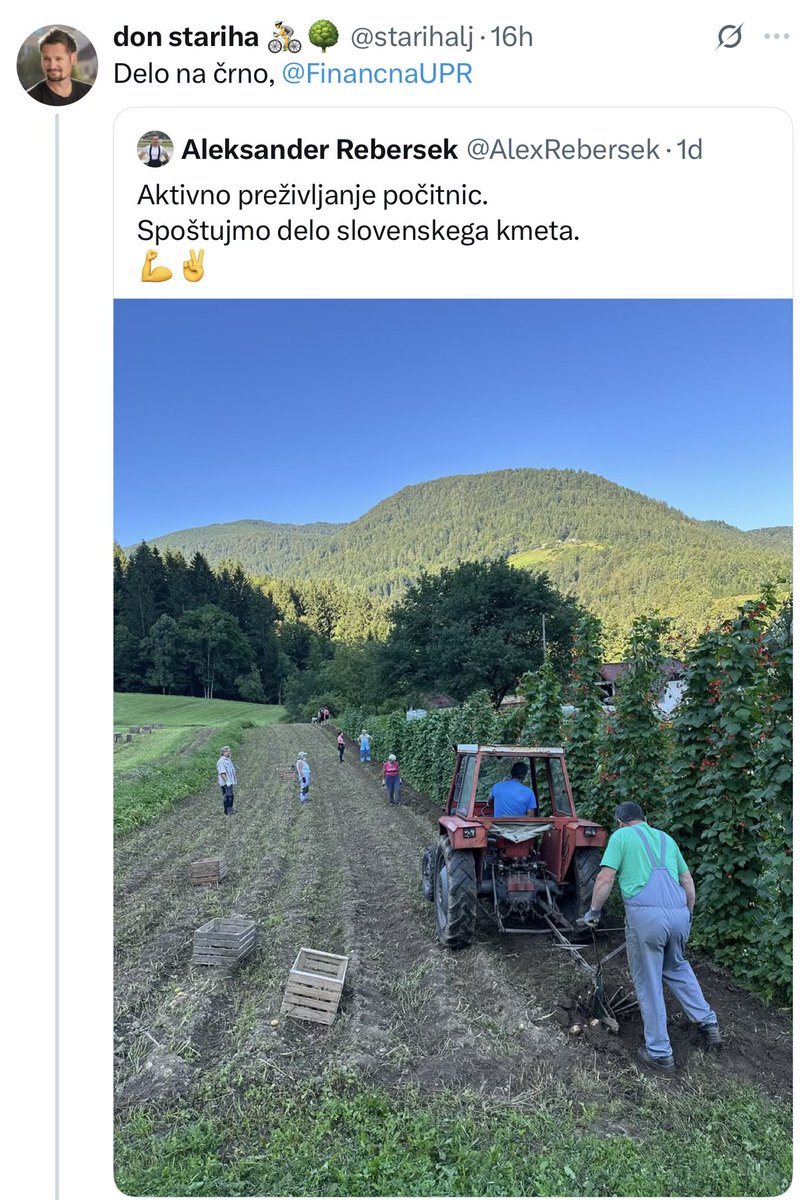 Lahko si je predstavljat, da je tole zajebancija. Ampak kolkor so te podgane zlizane z oblastjo, zna res kaka inšpekcija uletet.

Ful je pezdetov blizu korita, ampak <a href="/starihalj/">don stariha 🚴🌳</a> je pa med največjimi.