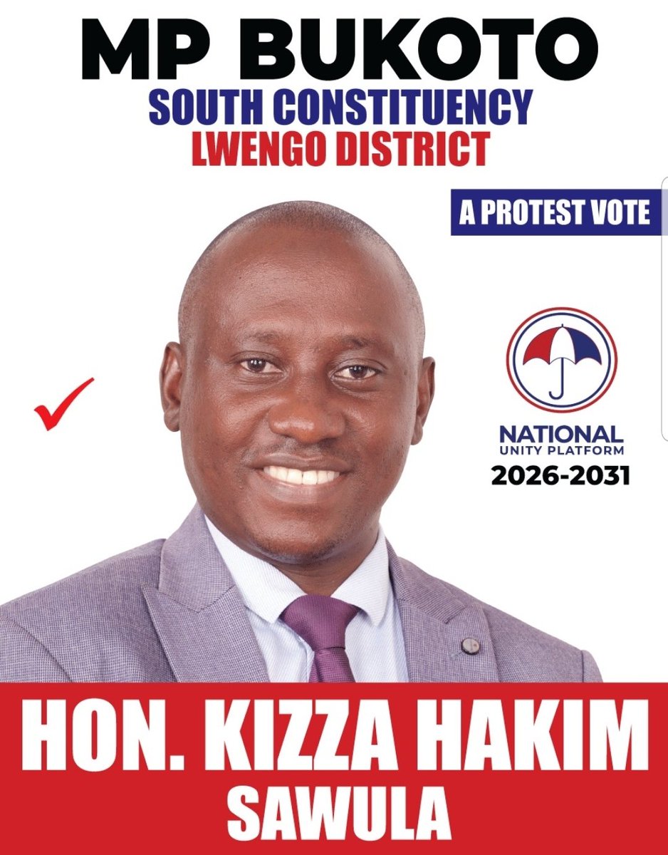Kyagulanyists28's tweet image. The next mp HAKIM KIIZA SAULA..
#BUKOTOSOUTHMP 
Lwengo district..twaha kagabo should be packing by now!
#ProtestVoteUg