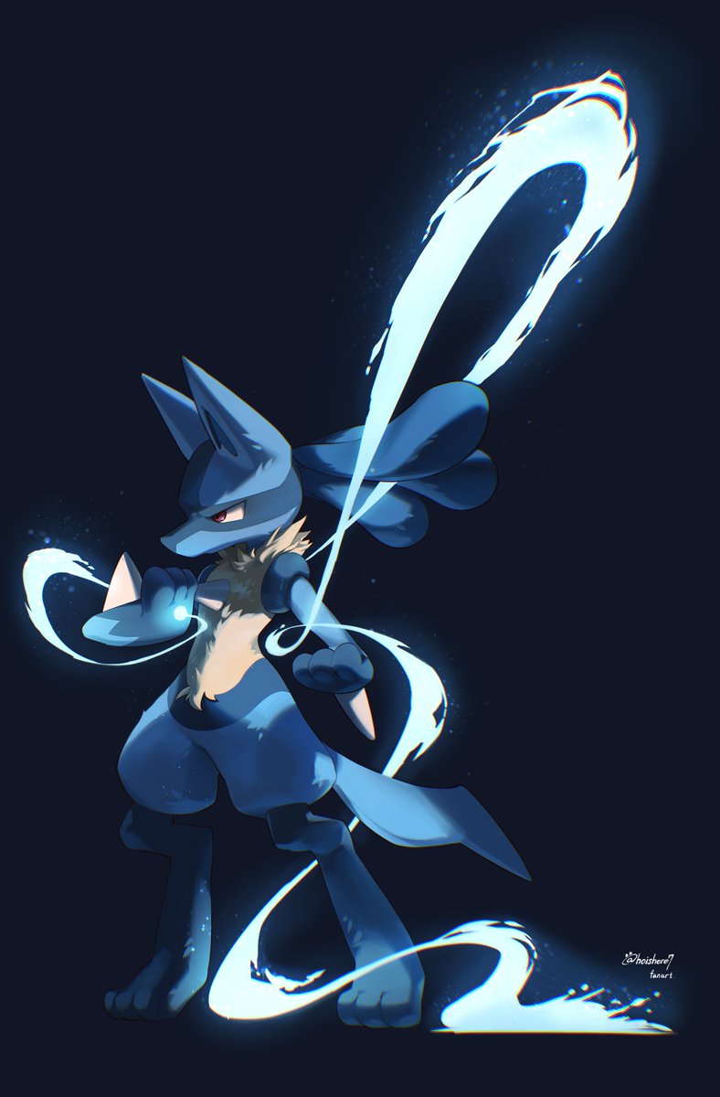 #pokemon
#波導の日 #ルカリオの日
🌊