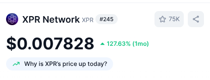 DanemarkBP (@danemarkbp) on Twitter photo WTF?! ๐ฑ
$XPR just PUMPED over +100% in the last month! ๐๐ฅ
This coin is going CRAZY and Iโm legit mindblown right now ๐คฏ๐ฐ
Donโt forget to follow <a href="/XPRNetwork/">XPR Network</a> ๐ฅ
#crypto WTF?! ๐ฑ
$XPR just PUMPED over +100% in the last month! ๐๐ฅ
This coin is going CRAZY and Iโm legit mindblown right now ๐คฏ๐ฐ
Donโt forget to follow <a href="/XPRNetwork/">XPR Network</a> ๐ฅ
#crypto
