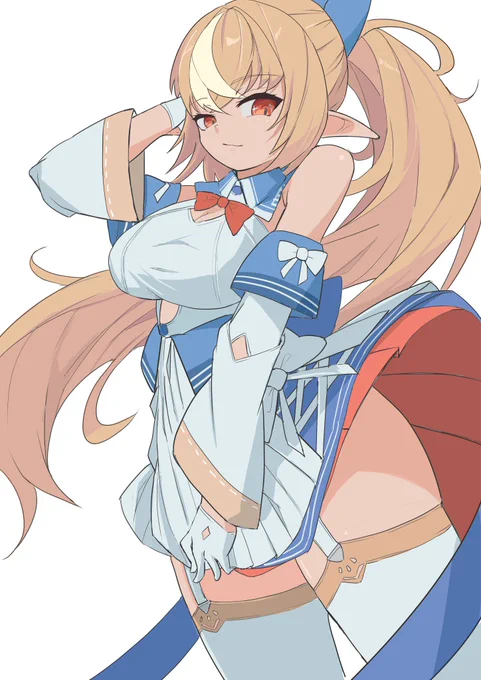#三連休はフォロワーが増えるらしい 褐色エルフ太もも教へようこそ